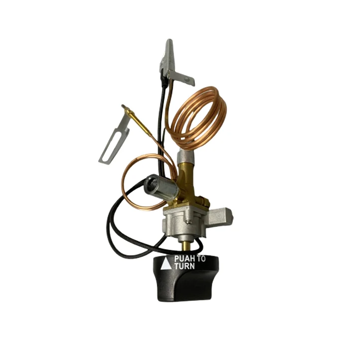 factory price Brass Safety Valve Kit Pilot Burner Assembly Main Control Propane Fire Pit Connecting Tubes Tilt Switch Ignition
