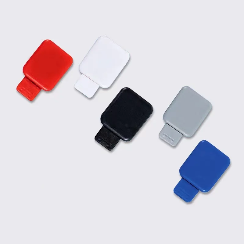 Plastic ID Card Work Card Holder Name Badge Holder Retractable Plastic Buckle Badge  Card Clip Telescopic Holder