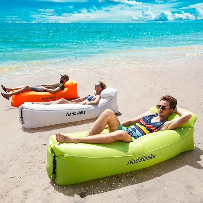 Naturehike outdoor Camping Beach inflatable lounger Lazy sofa Air Sofa