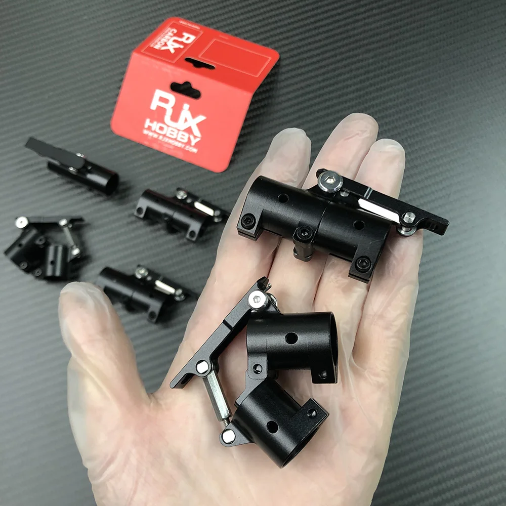 RJX 25mm 30mm 40mm 50mm CNC Aluminum Hinge Folding Arm Tube Joint For Multirotor Drone UAV