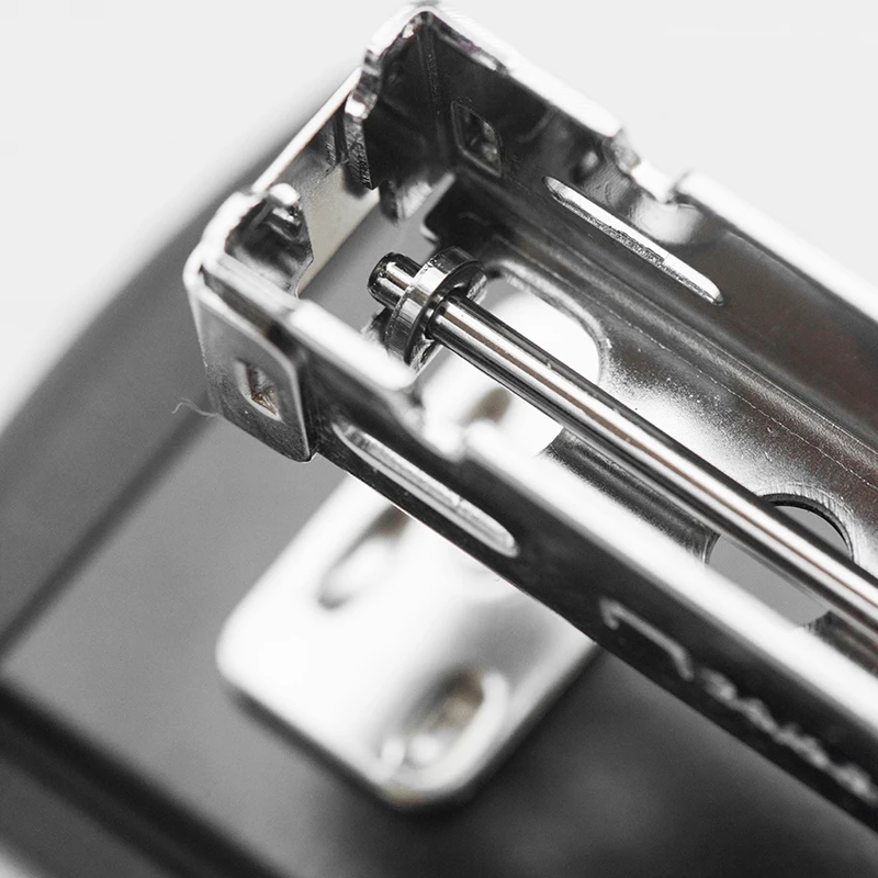 ML-1000 Black 24/6 1/4 Hand 25 Sheet Capacity Heavy Duty Book Magazine Binding Stapler Center Stapling Long Arm Reach Stapler