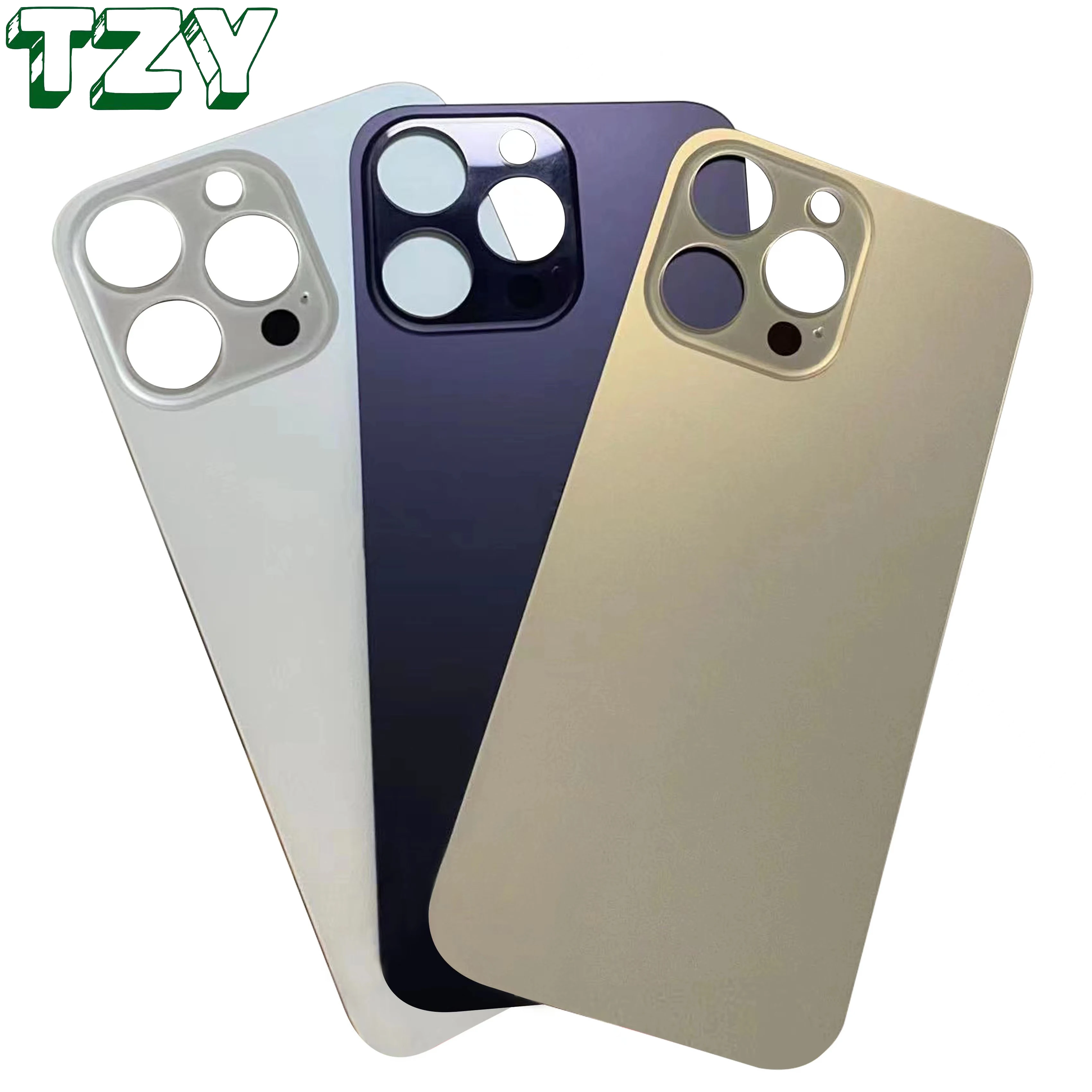 Хорошее качество с большими отверстиями, кулоны А-стеклянная крышка для аккумуляторного отсека для iPhone 14 14 Pro 14 Pro Max 14 плюс с большими отверстиями, кулоны А-задняя дверь