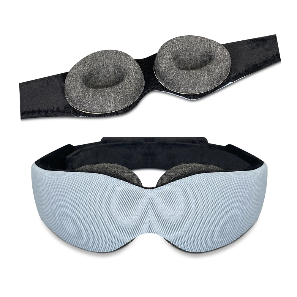 2022 New Patent Custom Eyemask Sleep Best 3D Memory Foam Sleep Mask Breathable Cotton and Fabric Eye Mask