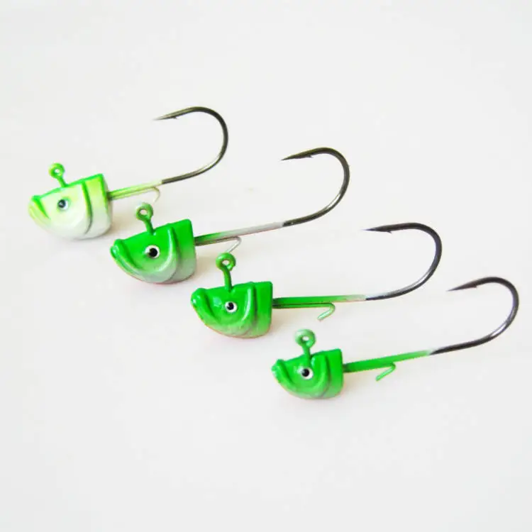 lead jigs heads hook hot sale hard fishing lure jig lead hook