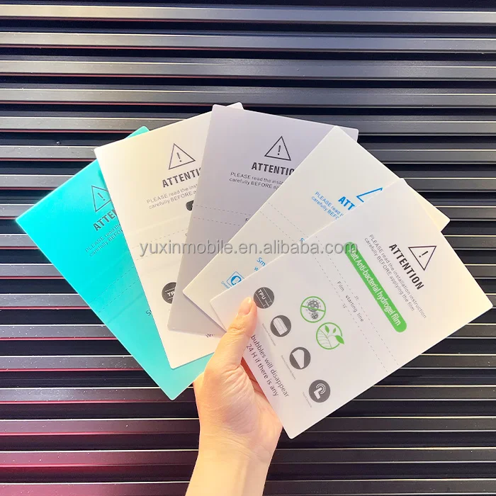 Antimicrobial TPU Screen Protector Compatible Easy Installation Kit Full Coverage Case Friendly Hydrogel Sheet cutting machine