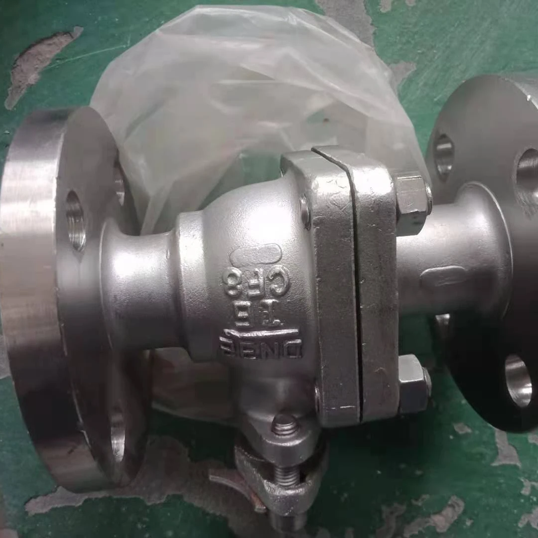 Stainless Steel CF8 Q41F-16P DN32 PN16 Low Pressure Flange End Ball Valve