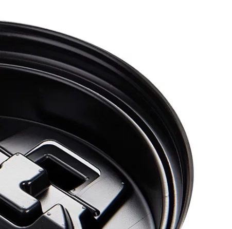 80mm diameter disposable sharp mouth  cup lid plastic cup lid hot and cold drink coffee cup