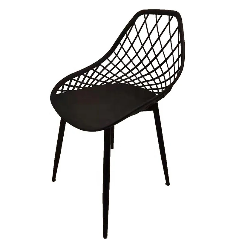 Free sample home furniture modern design dining chairs mesh back cheap plastic colorful dining chair