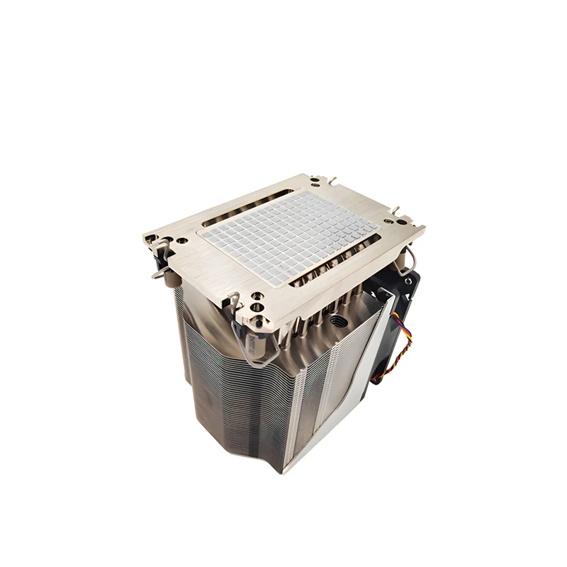 Xinhao Custom Lga4189 400w 4u Square Tower Fan Cooling Copper Base Aluminum Fin With 6 Heat Pipe  For Data Center Server Cooler