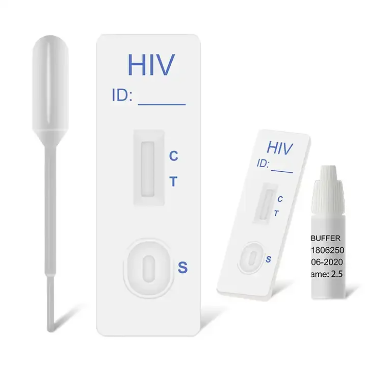HIV infectious disease rapid antibody urine detection diagnostic test kit strips medical disposable HIV antigen quick test kit