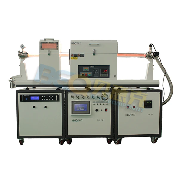 1200C Plasma Enhanced Chemical Vapor Deposition System with Split Tube Furnace Graphene Machine