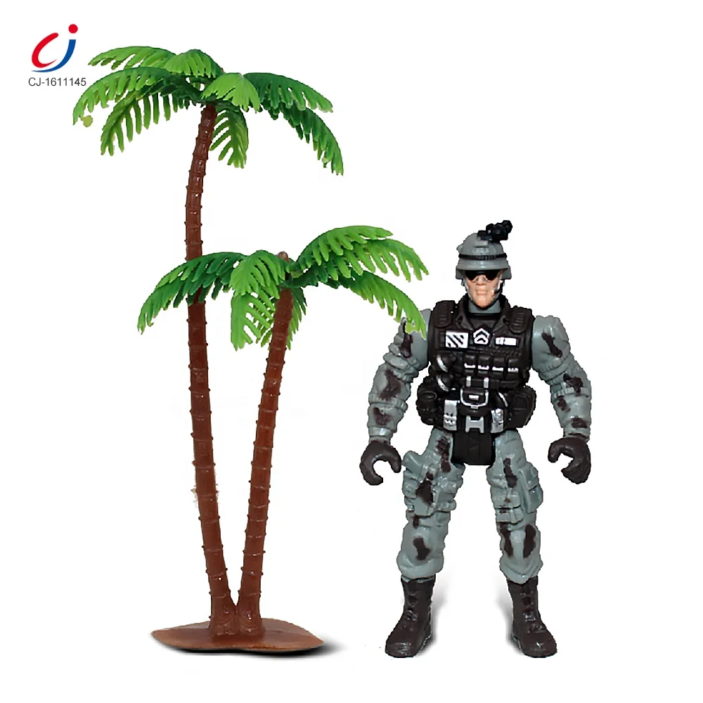 Chengji New product plastic model soldier truck boat mission military vehicles set toys