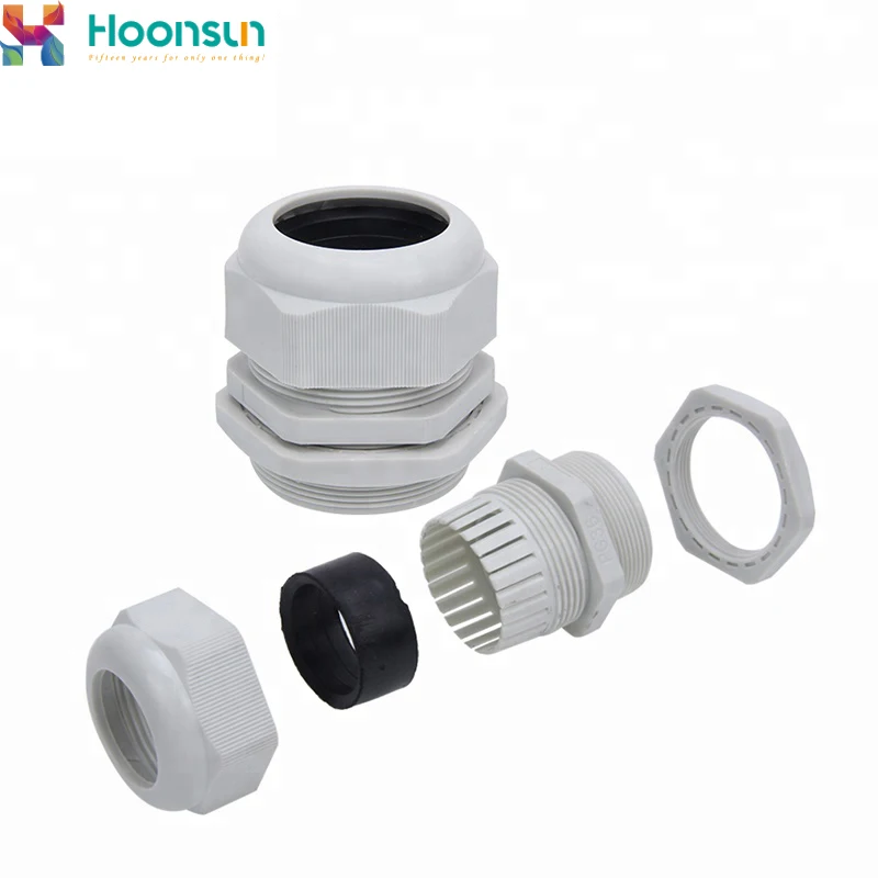 PP Nylon Plastic Cable Gland M18 Waterproof IP68