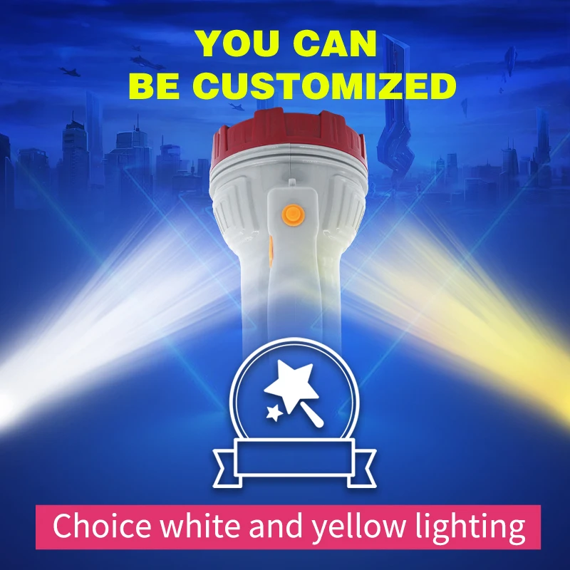 China Factory 200W LED Handheld Portable Lithium Battery Battery LED Rechargeable Searchlight