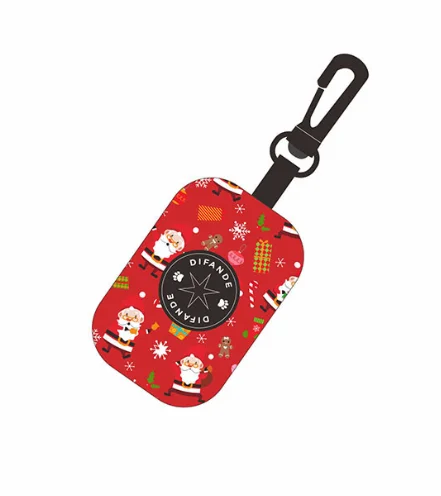 Colorful Dogs Clothes and Accessories for Merry Christmas with Dog Collar Bow Tie Dog Leash Poo Bag