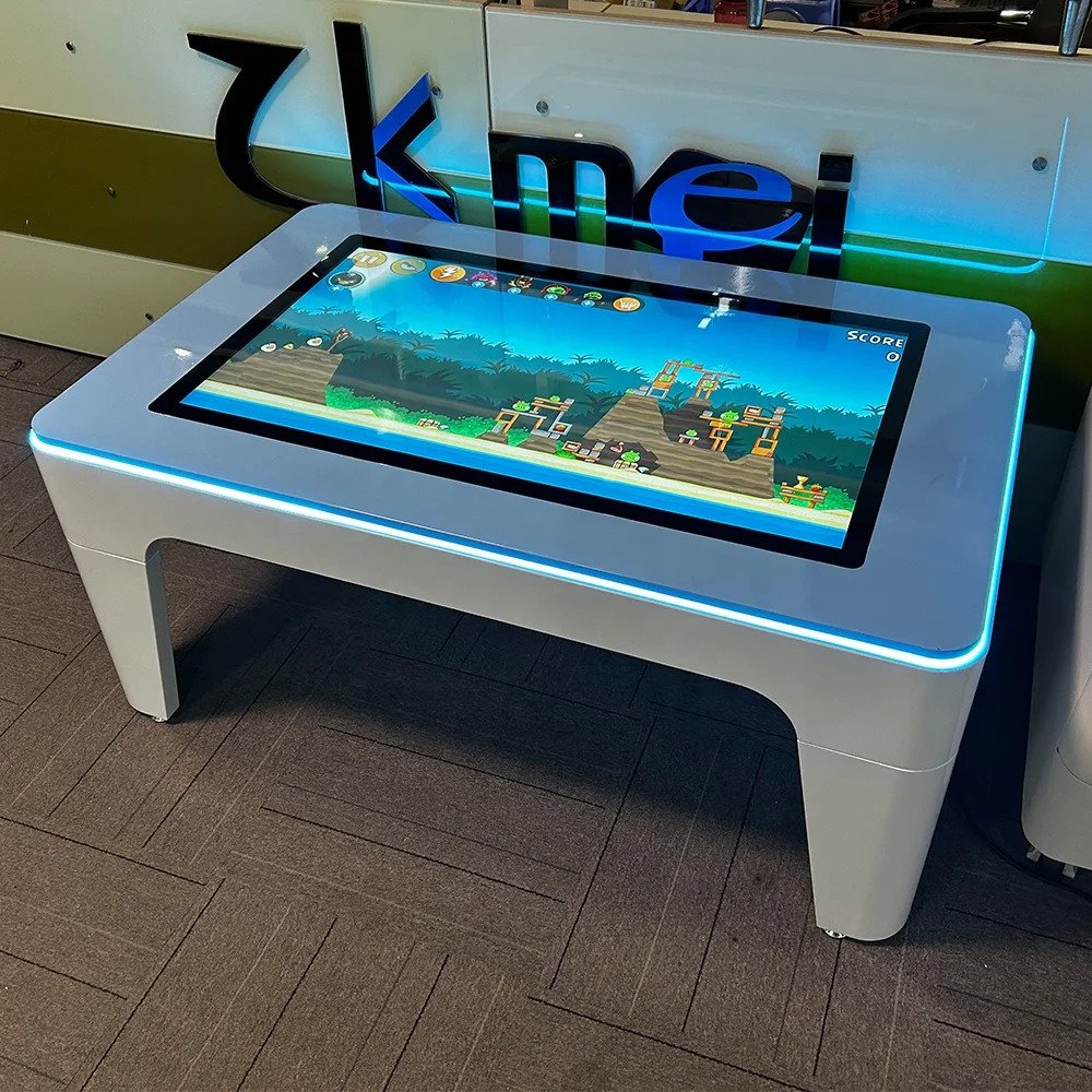In Stock 32 43 55 inch Android Windows smart lcd screen interactive touch table infinity game kid smart table in School