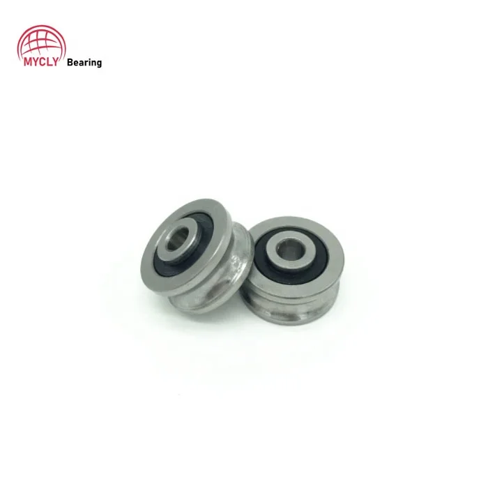 Large Stock U Groove Pulley Wheel Track Guide Roller Bearing SG25.2RS SG25-2RS SG25 Bearing
