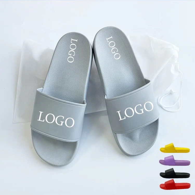 Quick-delivery Custom Designer Slippers Beach Slippers Outdoor Sublimation Flip Flops PVC Slippers for French New Color Slides