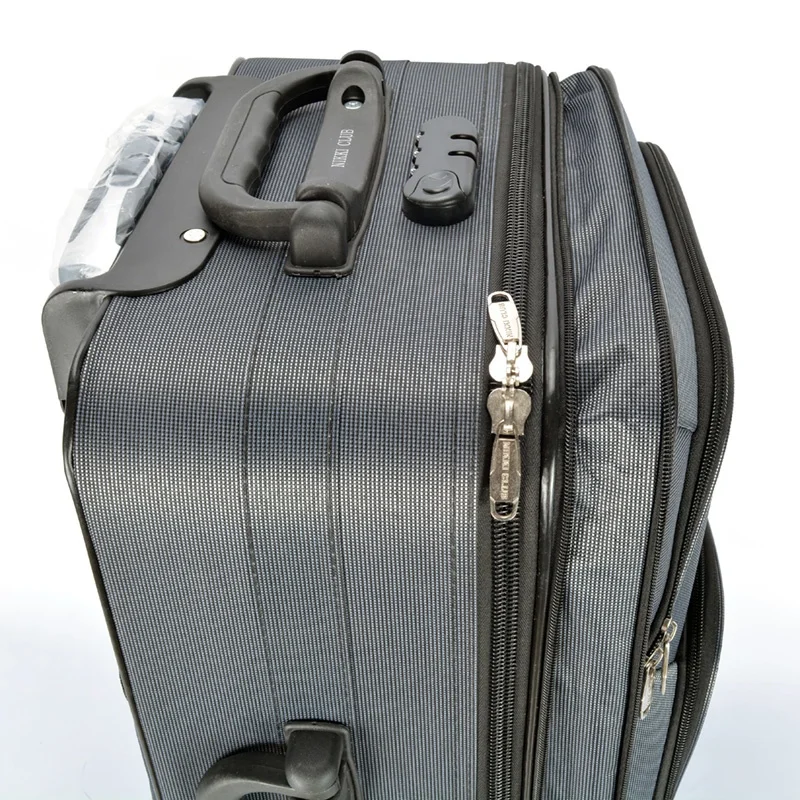 Best Selling High Quality cloth luggage 3pcs soft fabric Luggage Travel Suitcase Set Luggage