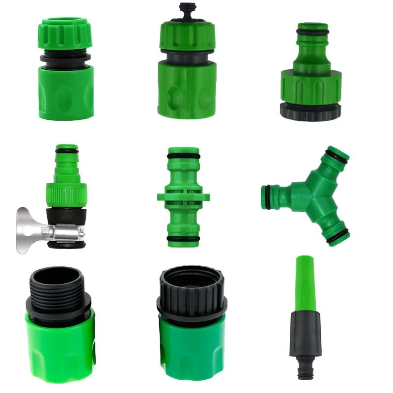 China Manufacture Sprinklers Garden Irrigation Pipe Connectors Plastic Nozzle Water Hose Fitting Sets