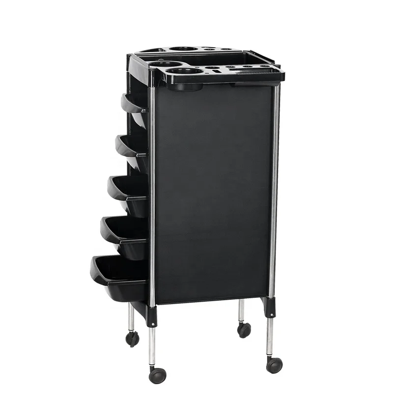 Modern style wholesale luxury high quality barber shop professional salon furniture with storage beauty salon trolleys