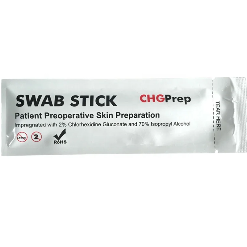 Chlorascrub medical CHG swabstick