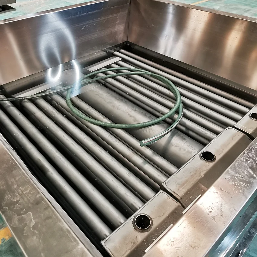 DBB130  Factory Price Ground Nuts Fryer Production Line Coated Nut Frying Machine electric gas peanuts batch deep fryer