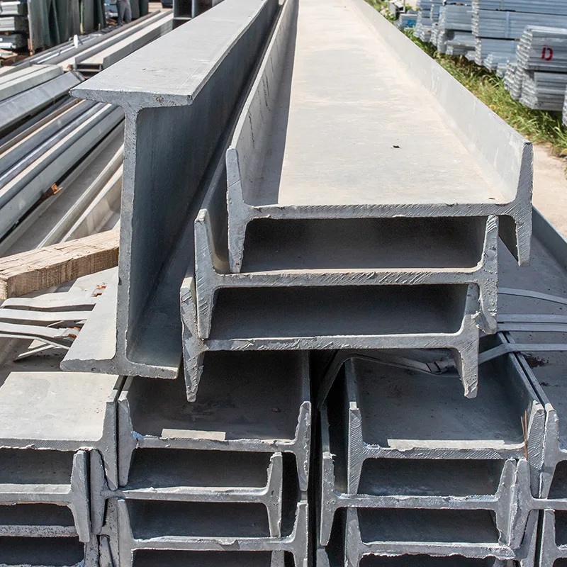 Q235 hot dip galvanized structure H beam carbon steel H beam price customized structural steel i beam