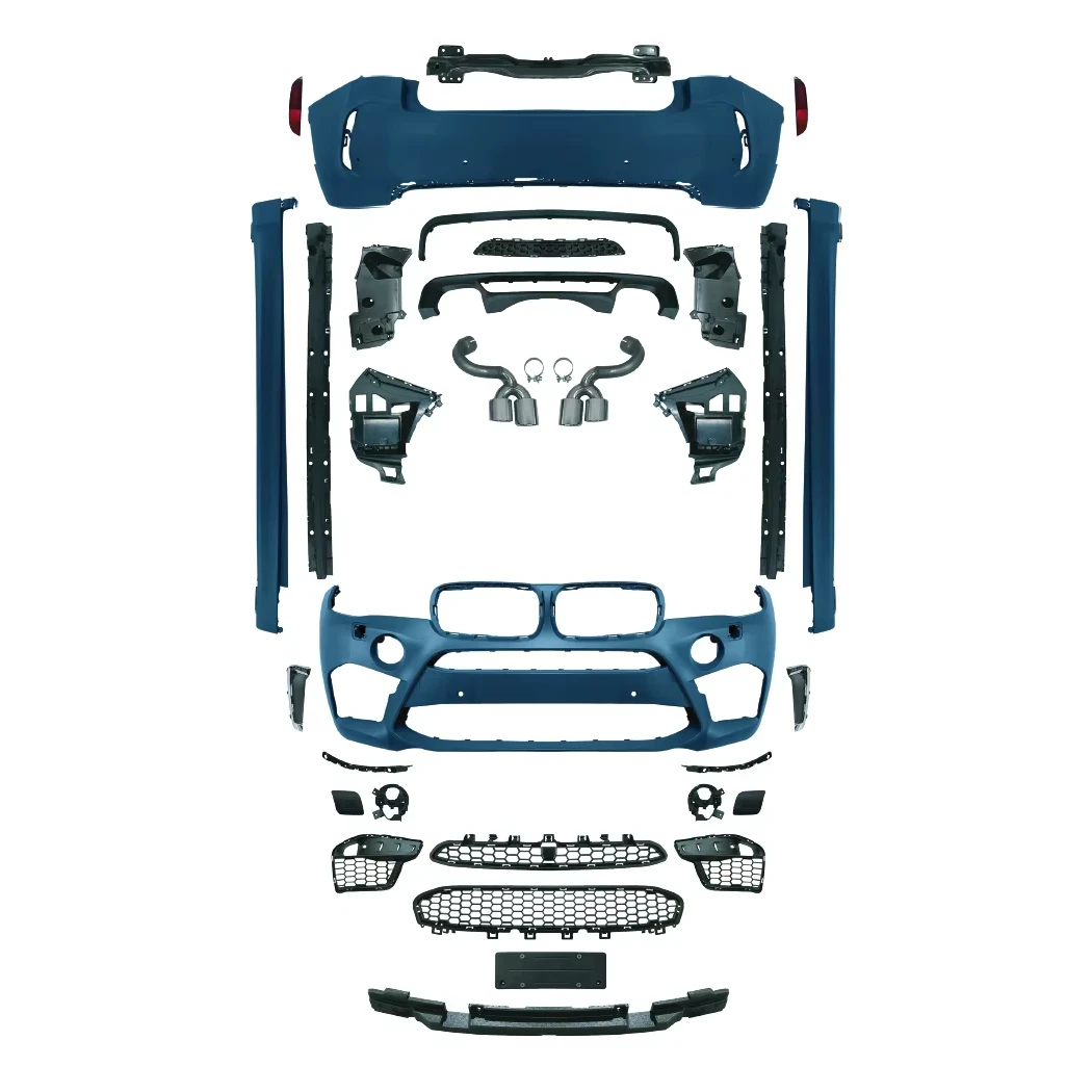 High quality Car body kit for BMW X6 F16 2014-2019 Upgrade To MT/X6M bodykit Front rear bumpers Body kit