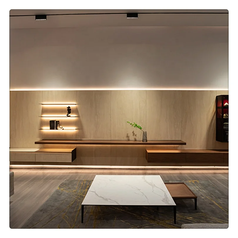 2021 Hangzhou Vermont Classica Design Living Room TV Wall Cabinet Designs