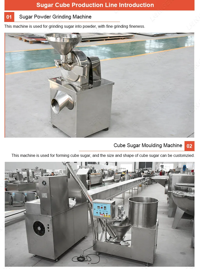 Factory Price Good Quality Sugar Cube Forming Machine Cube Sugar Moulding Machine