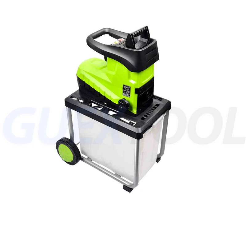 Electric Wood Crusher Branch Shredder Branches Chopper High-power Wood Chipper Machine 2800W Leaves Crusher Wood Shredder Tools