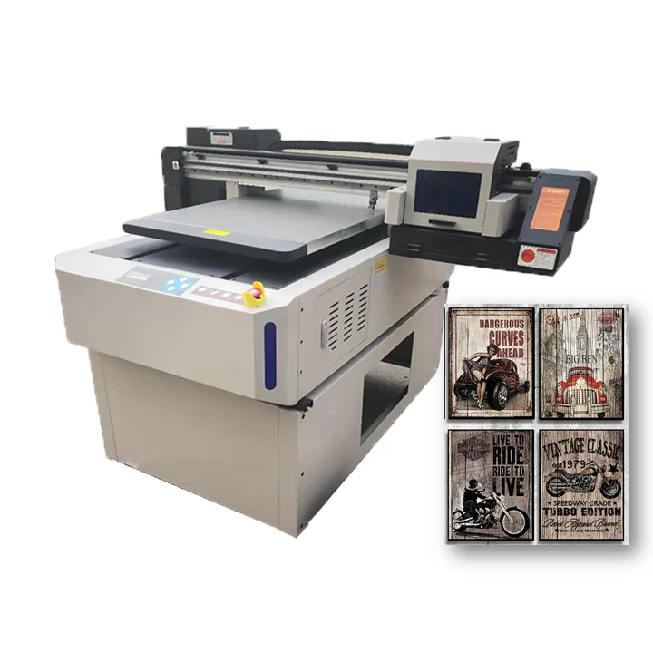 High Resolution Plastic Glass board Embossing 3D Effect A1 Size I3200 for Gift Shop UV LED Flatbed inkjet Printer