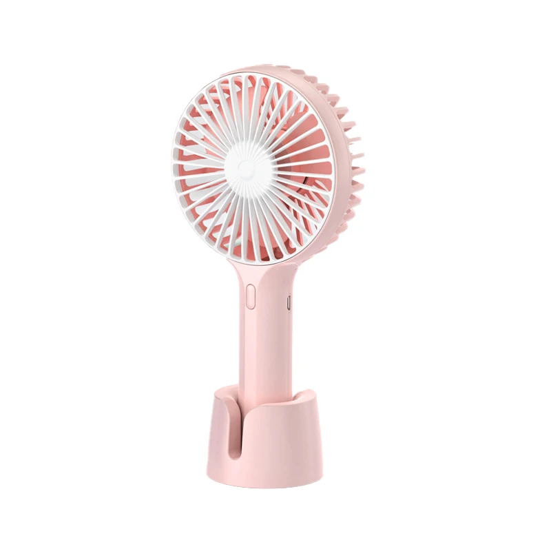 Оптовая цена низкий уровень шума ручной вентилятор Зарядка батареи DC5V портативный Настольный вентилятор воздуха для дома электрический