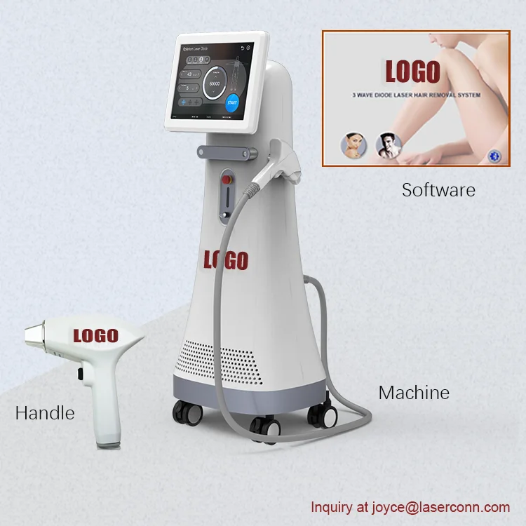 4 Wavelengths Diode Laser Permanent Hair Removal Laser Machine