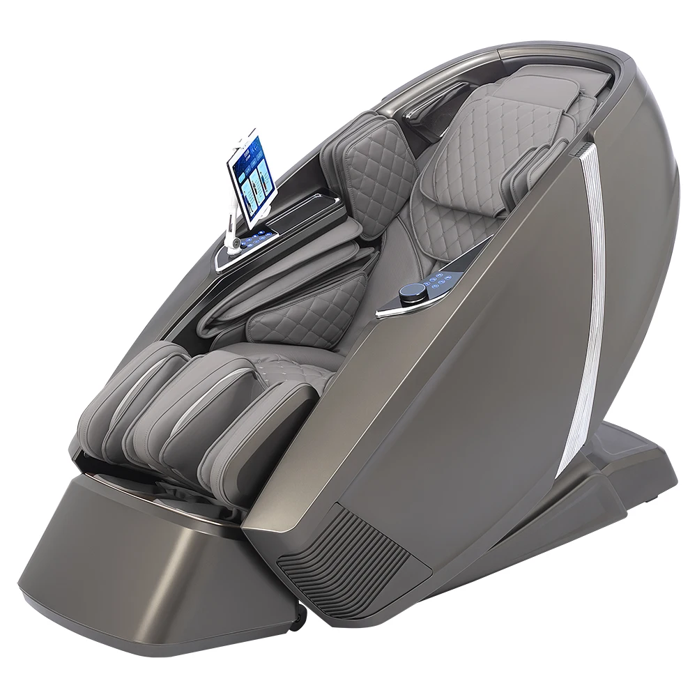 2024 Luxury Home Full Body AI Smart Recliner Thai Stretch 3D Robot Hand SL Track Zero Gravity Shiatsu 4D Massage Chair
