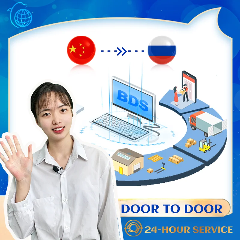 Cheap china logistics Ddp railway shipping freight road land transportation to russia