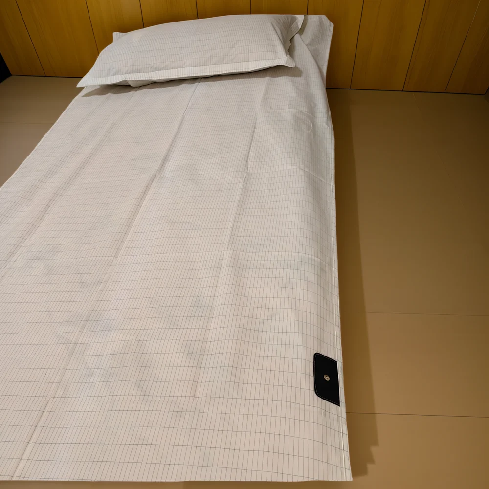 Conductive Earthed flat Grounding Bed Sheet  For Earthing Sleeping