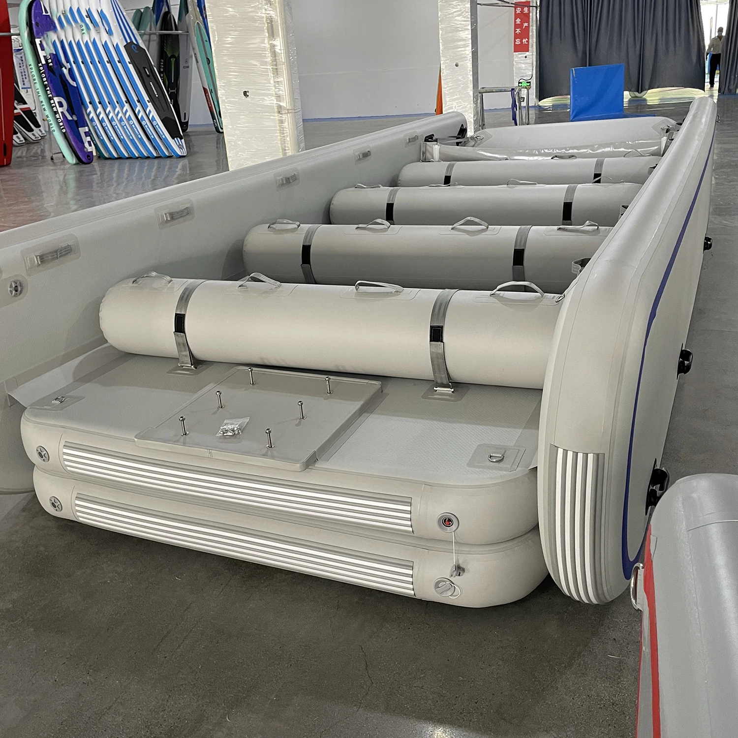 6m Length Factory manufacture Inflatable fishing boat rowing boat for transport rescue DWF Life Raft Inflatable Ferry Boat