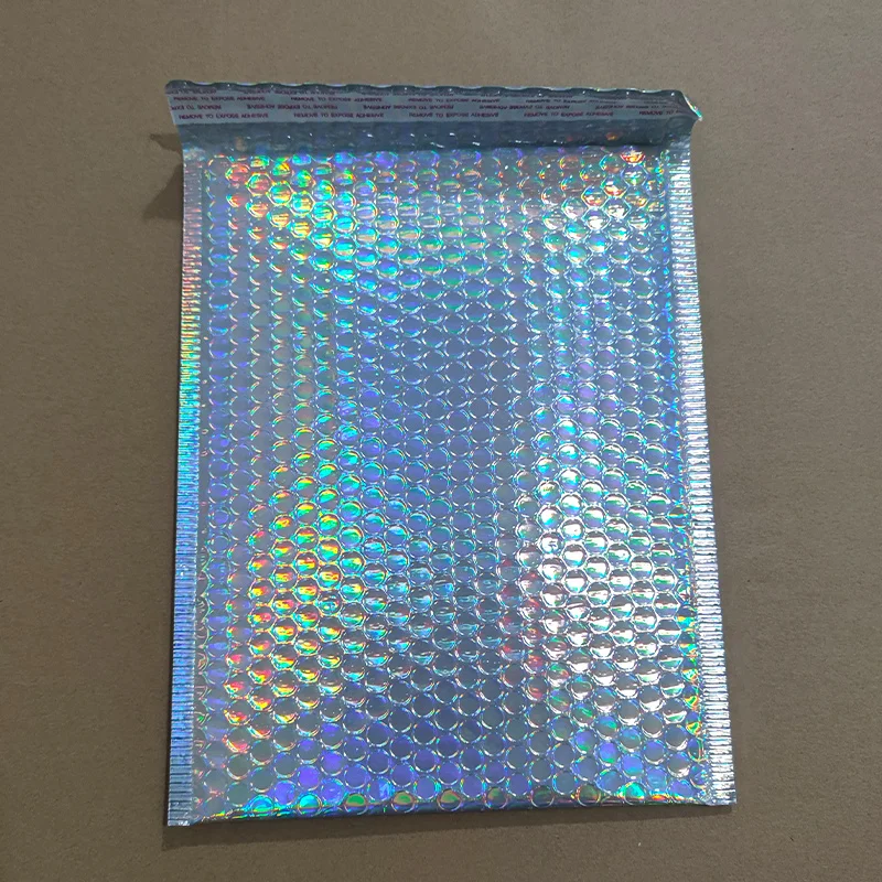 Metallic Poly Bubble Jewelry Package Shipping Bag Clothing Protective Padded Envelope Mailer Cosmetic Packing Carton Shipping