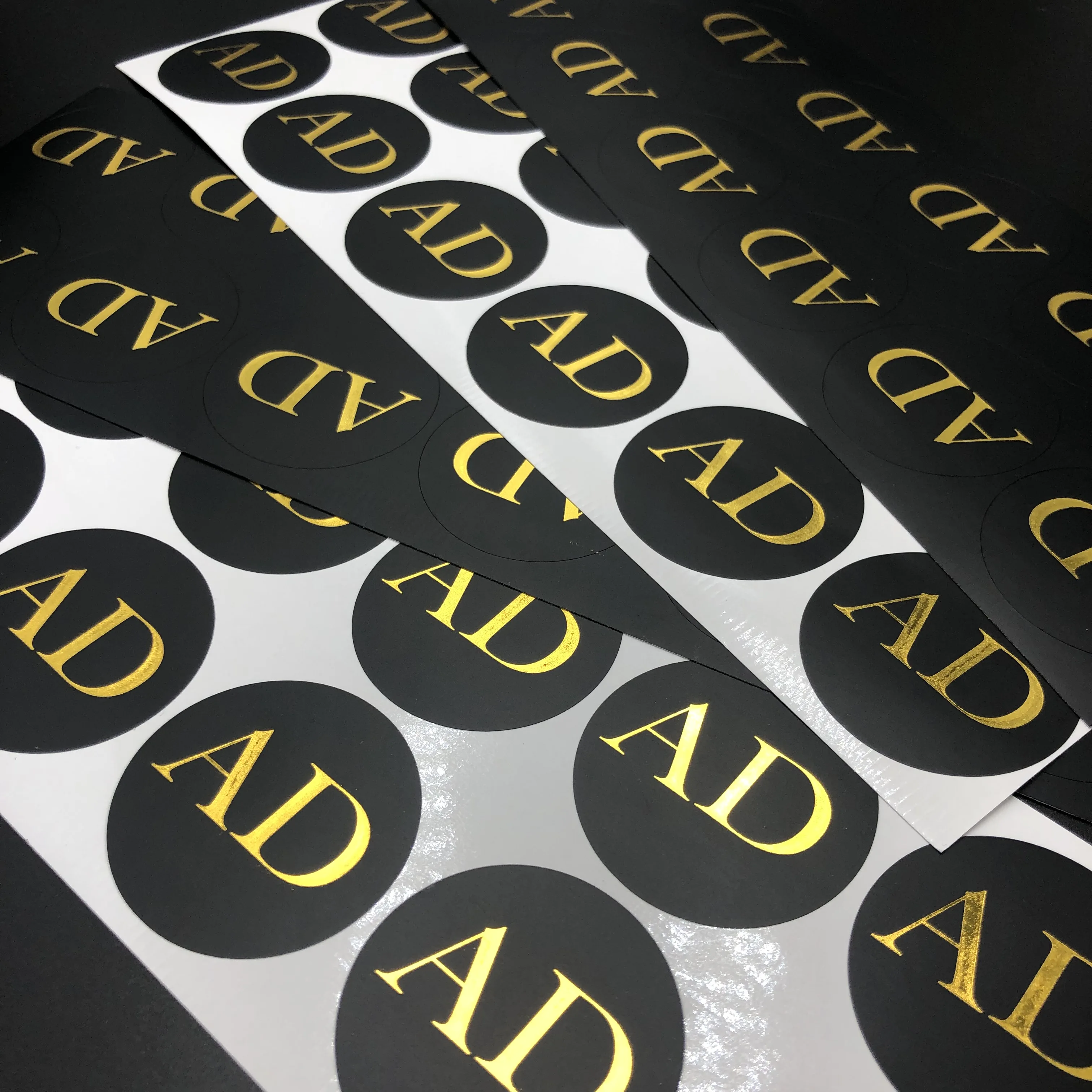 Professional custom printing logo pvc printing adhesive label sticker paper sheets