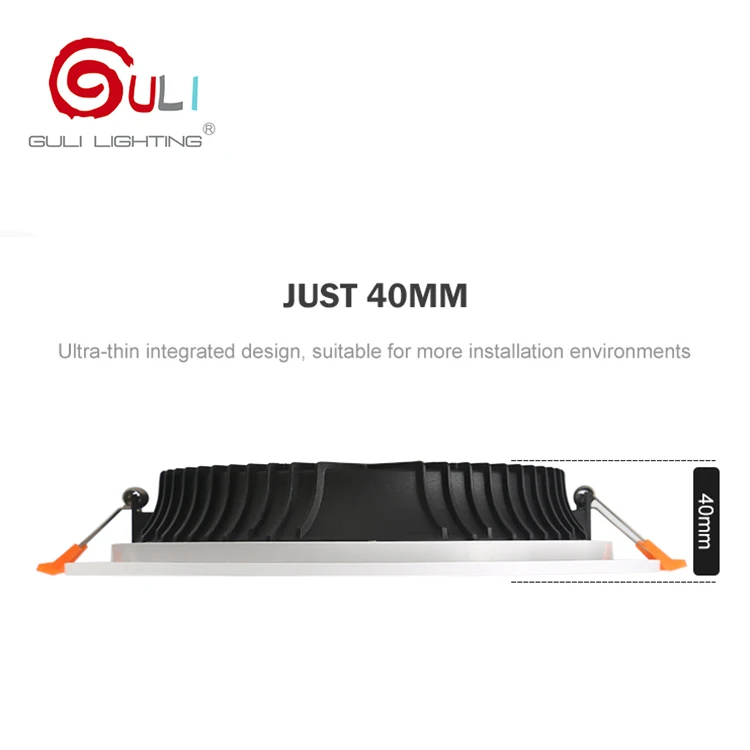 New Erp Cob Ip54 Waterproof Ceiling Recessed Downlight Round Slim Panel Light 5w 7w 12w 18w 25w 30w Led Downlight