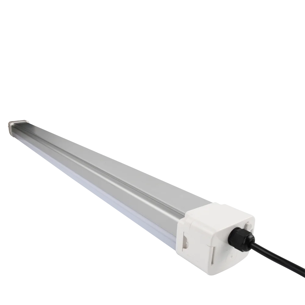 Aluminum ip65 warehouse led tri-proof light for subway, parking lot, damp location
