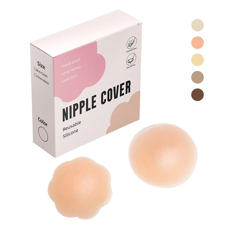 Силиконовая невидимая наклейка для сосков 6 5 см