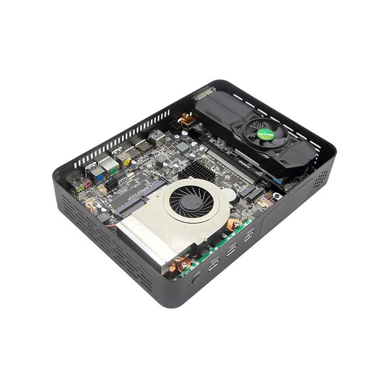 Zkmagic New Mini PC Windows11 I3-9100F/I5-9400F/I7-9700F/I9-9900T CPU AMD RTX3050 8G GPU Discrete Graphics Card Mini Computer