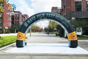 Factory Directly Customized Inflatable Adverting Arch for Events Giant 4m Height Continuous Inflatable Arch Tire