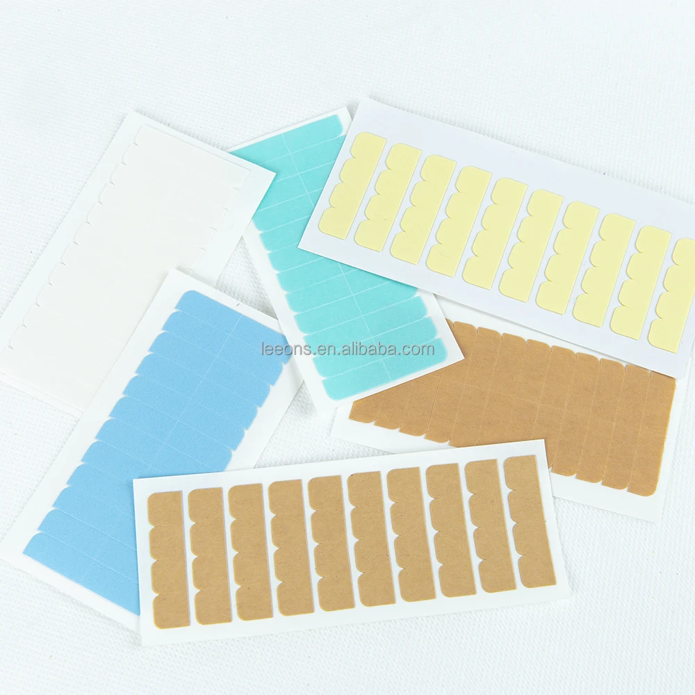 Leeons 60pcs/bag Lace Wig Adhesive Toupee Glue Super Double Side Tape for Hair Extension