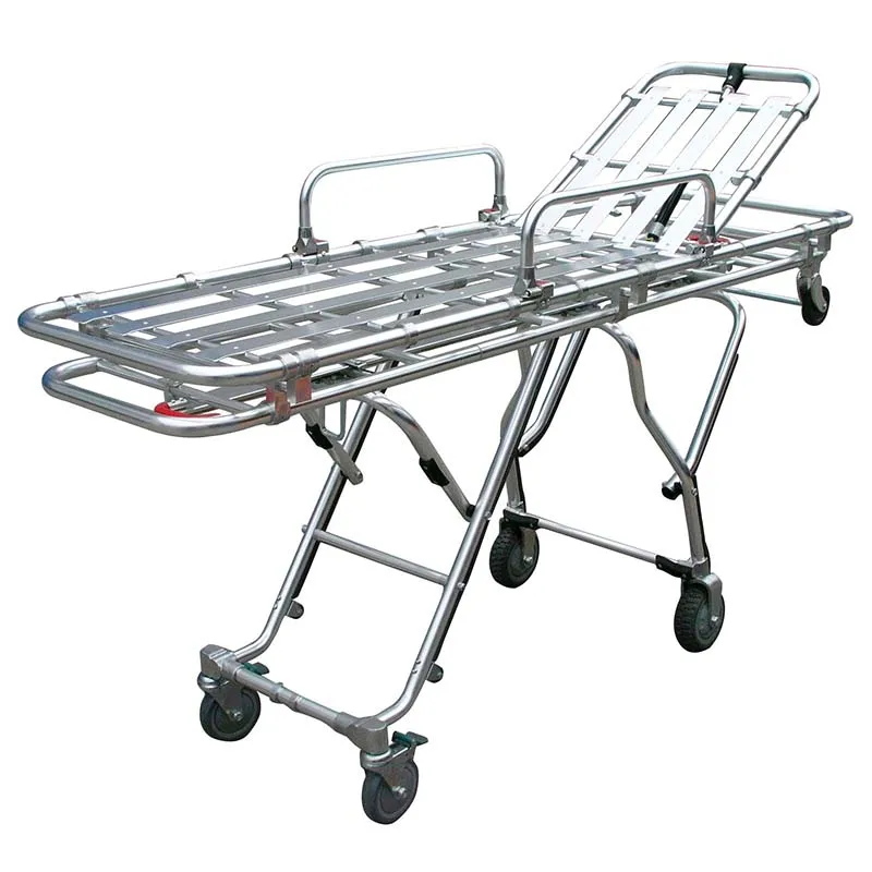 ES-2D Emergency Hospital Aluminum Ambulance Stretcher Trolley
