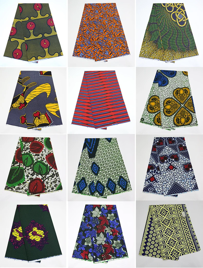 cotton stretch  pagne super wax hollandais100 cotton vibrant colors for dress Africa clothing cloth fabric