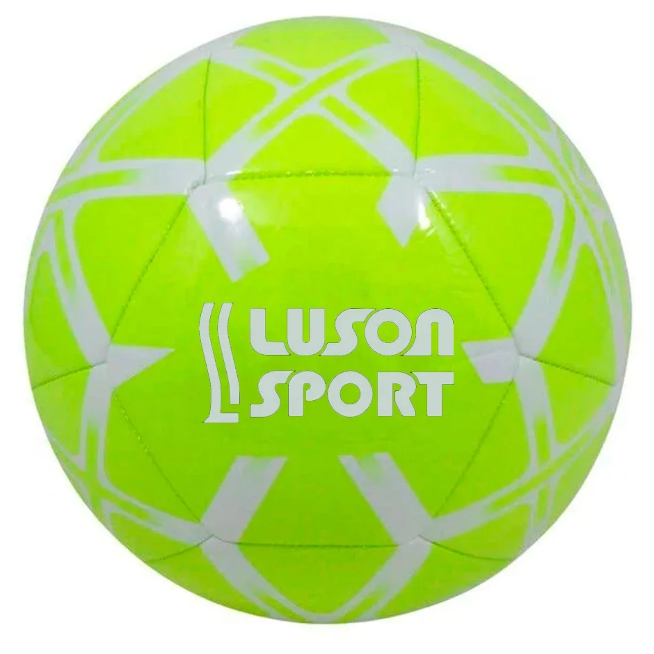 Luson Size 5 Soccer Custom Machine Sewing PU Soccer Size 4 Youth School Training Competition Soccer Ball